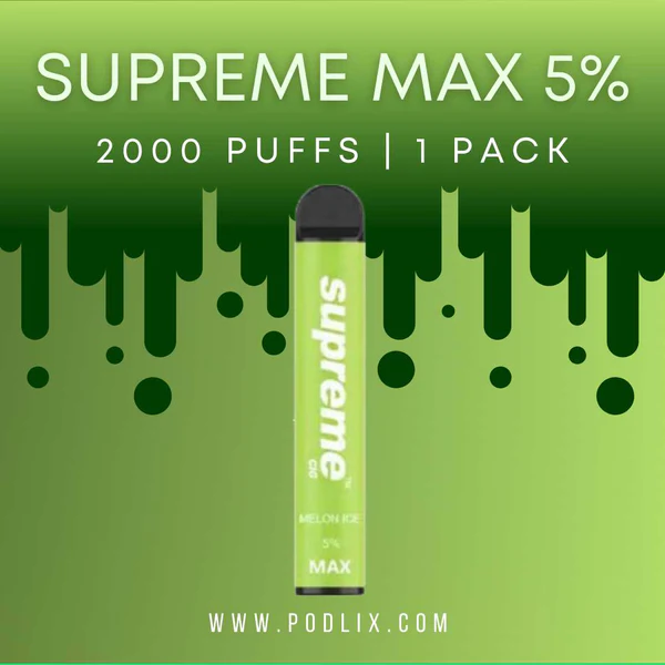 Supreme MAX 2000 Puffs Disposable Vap
